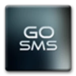 gosms liquid metal theme android application logo